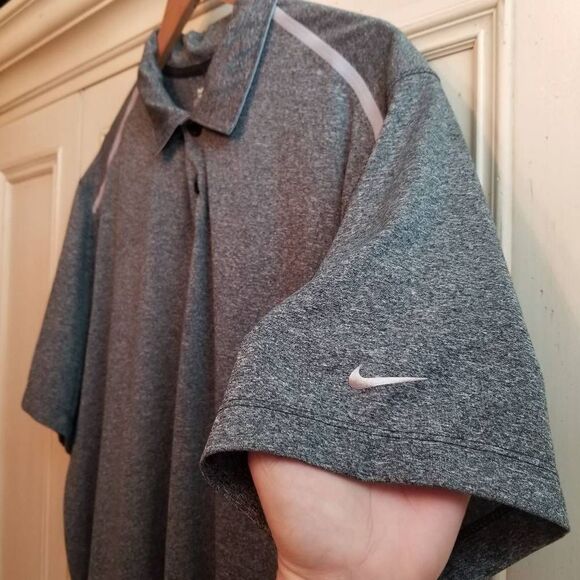 Nike Tour Performance Golf Polo Grey XL - Picture 3 of 8